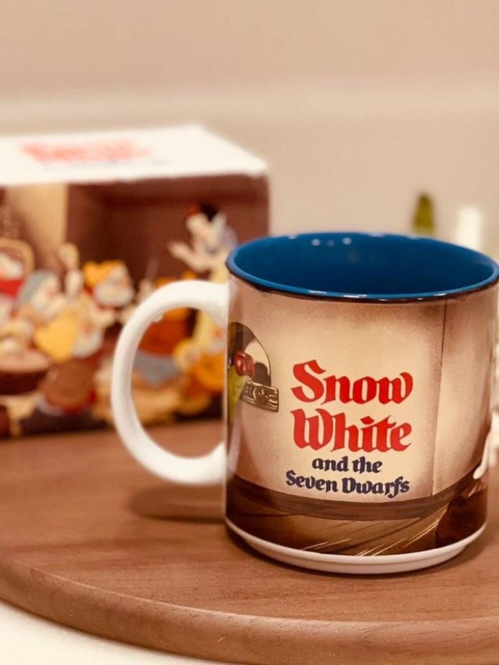 Vintage Disney Store Boxed Mug~ Snow White & the 7 Dwarfs